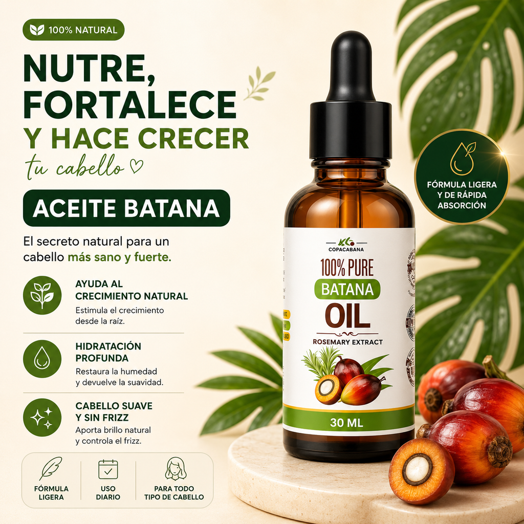 Aceite Batana Crecimiento Cabello 30 ml