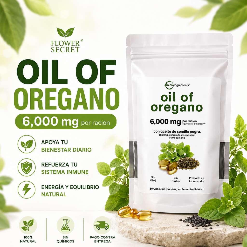 Aceite De Orégano 60 capsulas