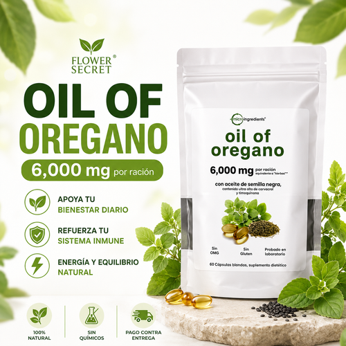 Aceite De Orégano 60 capsulas
