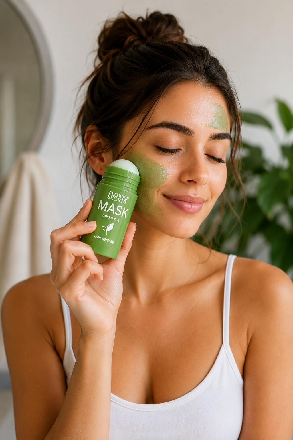 Mascarilla Natural Limpiadora te verde